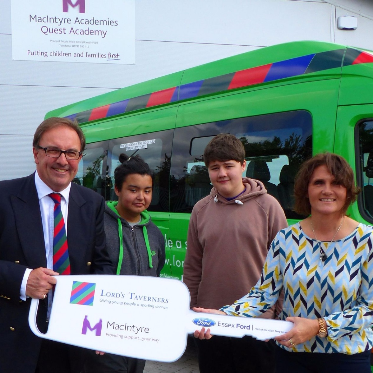 MacIntyre Academies New Minibus for Quest Academy!